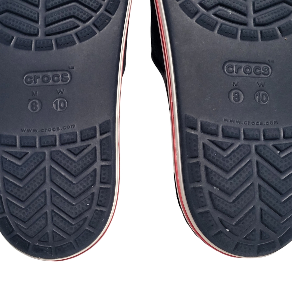 Crocs Unisex Sandal Bayaband Slide Size 8M/10F Blue Slip On Comfort Sandal. - Picture 7 of 8